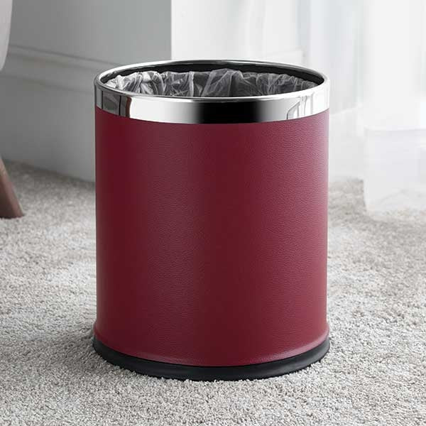 Faux Leather Hotel Smart Bins 10L