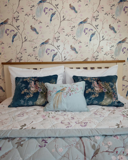 Dorma Blue Bedspread & Pillows set